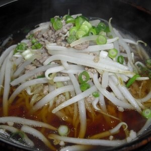 簡単しょうゆラーメンのトッピング